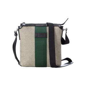 2022 Designer Ladies Shoulder Bags Handbag Luxury Men Messenger Briefcase Work Backpacks Famous Brand Cross Body Bag Red Green Textile Stripe Letter Print Design
