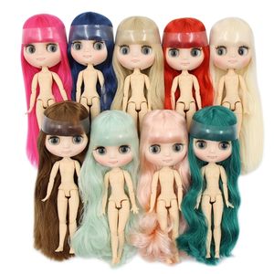 DBS Blyth Middie Doll 1/8 Toy Anime Joint Body Short Hair Straight Special Offernude 20cm Girls Gift 220505