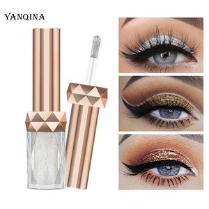 YANQINA Diamond Shiny Eye Shadow Liquid Eyes Cosmetics Luminous Eyeshadow Glitter Cream Makeup Shimmer Brighten Cream