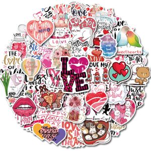 50PCS Car Stickers romanticf lover couple For skateboard Baby Scrapbooking Pencil Case Diary Phone Laptop Planner Decoration Book Album Kids Toys DIY Decals