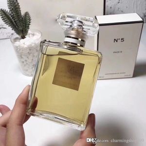 Luxury N5 Perfume for Woman 100ml EDP Spray Fashion Yellow Version C Brand Perfumes for Women Longer Lasting Sexy Fragrance Parfums Good Smell Dropship