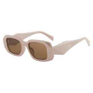 Дизайнерские очки прямоугольные солнцезащитные очки женские и мужские модные прохладные ретро 90 -х