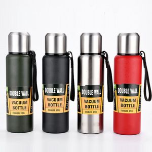 50075010001500ml Russian Thermos Portable Large Capacity Insulated Cup Military Style Coffee Tea Vacuum Flask thermos Y200107