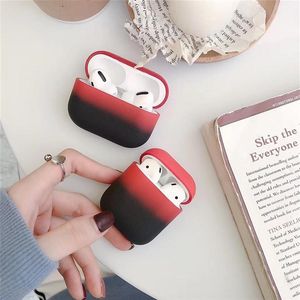 Wholesale air pods to pc for sale - Group buy For AirPods Case Gradient Earphone Case Plastic Hard PC Protective Case Fundas For Air Pods st nd Airpods Proa35320D