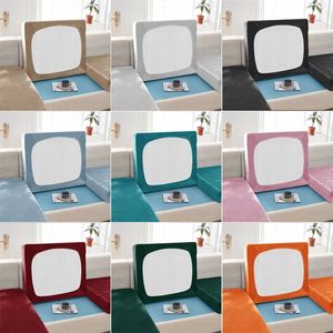Velvet Plush L -formad soffkuddeöverdrag för vardagsrum elastiska möbler soffa slipcover chaise longue sträcka 220615