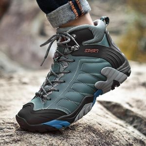 Wholesale trekking boots for sale - Group buy Boots Men Hiking Shoes Winter Mountain Climbing Sport Trekking Camping warm Plush Army Plus Size Sneakers