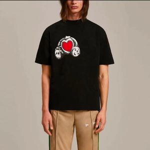 Üstler Tasarımcı Erkek T-Shirt İlkbahar Yaz Renkli Kollu Tees Tatil Kısa Kollu Günlük Mektuplar Baskı Üstler Sergi S-XL