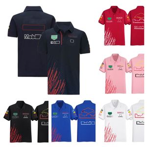 F1 Formula One racing polo suit summer short-sleeved T-shirt with the same custom