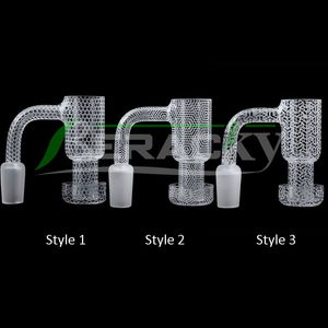 DHL Beracky 3 Styles Sandblasted Plat Top Terp Slurper Slurper Quartz Banger 22mmod Уникальные головокружительные песчаные гвозди для стеклянных водных бонж.