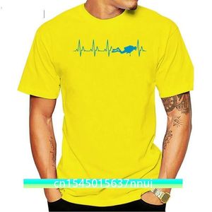 Brand Summer Mens nurkowania t -koszulka nurka padi serce beat beatbeat love 220702