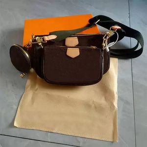 Dagspaket Tre-Piece Lady Handväska Datum Kod Handväska Handväska Singel Shoulder Messenger Bag Multifunktionella Handväskor Partihandel