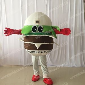 Halloween Hamburger Mascot Costumes Carnival Hallowen Gifts Unisex Adults Fancy Party Games Outfit Holiday Celebration Cartoon Character Outfits