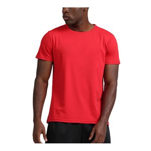 Summer Solid Color Quick Dry Fitness Sports T-shirt Tops For Men Gym Short Sleeve Outdoor Running Basketball Tshirt Tees 72