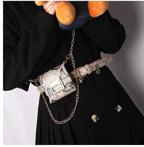 Лучшая женская цепь талии маленькая съемная универсальная классическая роскошная пояс с сумкой мини -одно плечо.