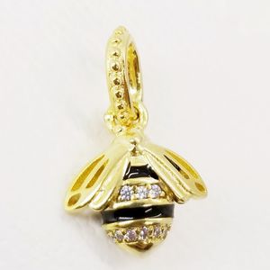 Pandora Reflexões Queen Bee Clipe Charms for Bracelets Diy Jóias Fazendo Kits Logo