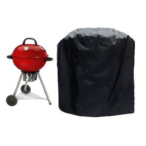 Outdoorowa Grill Cover Black Waterproof Wytrzymał Grill Grilling Covers Weber Barbacoa Anti Dust Rain Gas Warkola elektryczna 220510