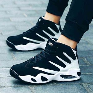 Large Size Hightop Air Cushion Uomo Sneakers Donna Scarpe sportive Sport Uomo Running Black Sneackers Sneakeres Bambino Krasaovki A-767 G220629