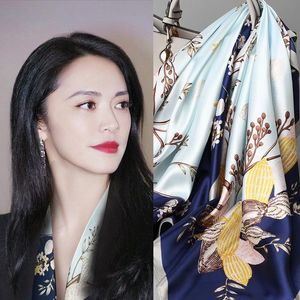 Scarves Silk Korean Version Of Small Women Spring And Autumn Decoration Sunscreen Tie Scarf Stand Sourcesilk ScarfScarves