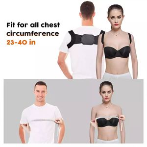 Correttore posturale Cintura posteriore Schienali Supporto per tutore Correttori della cintura per le spalle Rettifica Raddrizzamento Correzione delle posture Corsetto di bellezza ortopedico