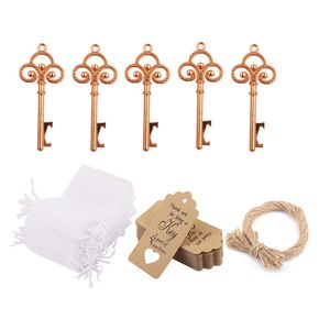 50 Stück Flaschenöffner-Schlüsselanhänger, Hochzeitsgeschenke für Gäste, Vintage-Schlüsselanhänger aus Zinklegierung, Hochzeitszubehör