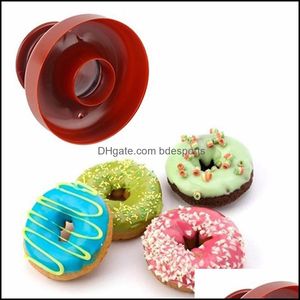 Ferramentas de massa de cozinha Bakeware Kitchen Dining Bar Garden Home Donut Donut Maker Cutter Mold para sobremesas Sweet Food Bakery Cookie Bolo