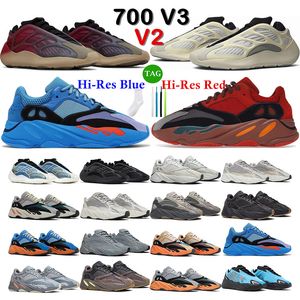 Designer sneakers V2 V3 men athletic running shoes Azael Alvah Fade Azure Carbon Solid Grey Utility Black Hi Res Red Blue womens mens outdoor trainers Runners