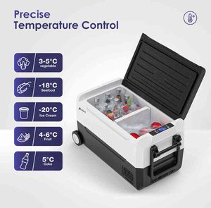 15L 35L Car Refrigerator DC12-24V AC220V zer Mini Fridge EU Plug US Plug Picnic Refrigeration For Car Home Outdoor Camping H22182Z