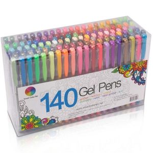 2243648 ألوان Gel Pen تعبئة تلوين بريق الرسم الحرف Allpoint Pens Marker Office School Securd