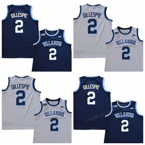 Nikivip Custom Villanova Wildcats Collin Gillespie #2 College Basketball Jersey Men's All Stitched Any Size 2XS-3XL 4XL 5XL Name Or Number