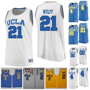 Xflsp UCLA Bruins College Basketball Jersey 4 Norman Powell 5 Kevon Looney 14 Zach LaVine 21 Holiday 31 Miller 32 Walton Custom Stitched