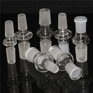 Glasomvandlare Adapter för Bong -vattenpipa 14mm 18mm manliga kvinnliga glasadaptrar Rökande bubblare Reclaim Adapter