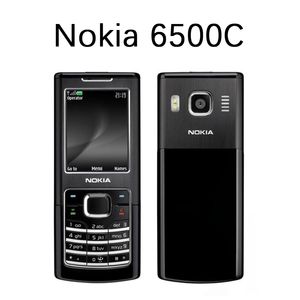 6500C Original Nokia 6500C Bluetooth GSM 3G Quadband Support Engelska/ryska/arabiska tangentbord renoverade mobiltelefoner