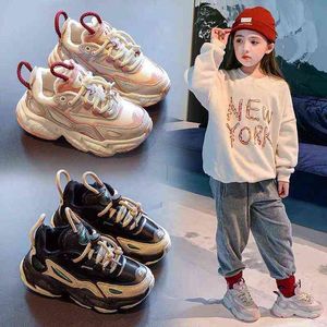 2021 Sneakers Kids Shoes Antislip Soft Bottom Baby Sneaker Casual Flat Sneakers Shoes Children Size Girls Boys Sports Shoes G220527