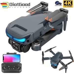 Drone 4K Double Camera HD XT9 WIFI FPV Obstacle Avoidance Drone Optical Flow Me Fouraxis Aircraft RC Helicopter With Camera 220728