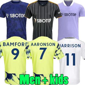 S xl Bamford Trzecia koszulka piłkarska Harrison Black Shirt Leeds Unites Home Away Away Adams James Meslie Minforms Men Koszulka piłkarska