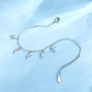 Charm Bracelets Cute Cross Star Moon For Women Jewelry 2022 Trend Silver Plated Bangle Lady Summer Accessories Girls Gift Kent22