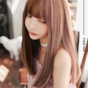 Dmwig20 reçine japonya anime kigurumi cosplay maskesi lolita crossdressing bjd maskeleri cosplay peruk t200509