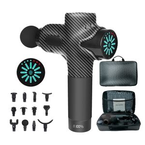 Deep Tissue LCD 30 Speed Touch Screen Muscle Mini Massager Fascial Gun per il corpo antidolorifico 220630