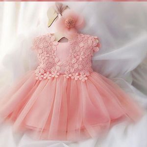 Kız elbiseler kız kız giysileri vestidos infantil kızlar için prenses dantel tutu bebek doğum günü partisi akşam doğumlu elbise 3 6 ay 1 yıl