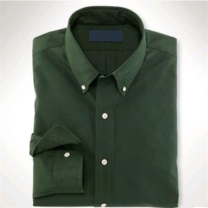 Oxford Gömlekleri toptan satış-Yeni erkek tişörtleri moda küçük at oxford polos gömlekler uzun kollu erkek elbise gömlekleri yüksek kaliteli iş tişörtü polo ch212q