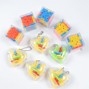 10Pcs Maze Puzzle Intelligence Toy Kids Birthday Party Favors Gift Bag Souvenir Baby Shower Rewards Giveaway Pinata Fillers 220429