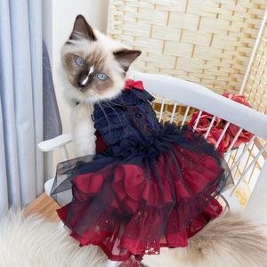 Dog Apparel British Shorthair Felinae Dress American Clothing Dresscat Pet Wedding Princess Skirts PuppyDog ApparelDog