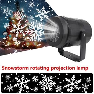 Stringhe Natale Laser Fiocco di neve Proiettore Luce Atmosfera Festiva Festa in famiglia Luci Faretto DiscoLED LED