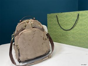 Top Fashion Pu Leather Backpacks Designer Luxury Designers Shopping Outdoor Backpack Travel Interlocking Letter HandBag 2022 Popular
