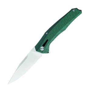 J166 G10 Handtag CNC Craft Outdoor Camping Tools Folding Pocket Knivar med kullager system