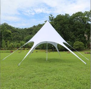 Stor utomhus UV -bevis Sun Shelter Advertising Canopy Pergola Awning Tent för camping Vandring Portable Foldbara Glamping Tents Picnic Beach Roof Shelter 6 10 Meter