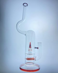 Altri accessori per fumatori red bent bong double perks inv4 giunto da 18 mm