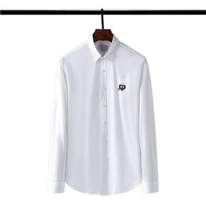 Mens tröjor Topp Liten Hästkvalitet Bberry Broderi Blus Långärmad Fast Färg Slim Fit Casual Business Kläder Långärmad tröja Storlek Multipla Color M-3XL # 26