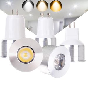 Bulbs Led Spotlights 3W COB Lamp MR16 GU10 GU5.3 Cup AC 110V 220V DC 12V Bulb Warm Cold White Light 15W Equivalent Lamps