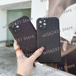 Designer-Luxus-Leder-Handyhüllen für iPhone 13 Pro Max 12 11 X XR XsMax Fashion Back Covers Unterstützung DropShip Großhandel